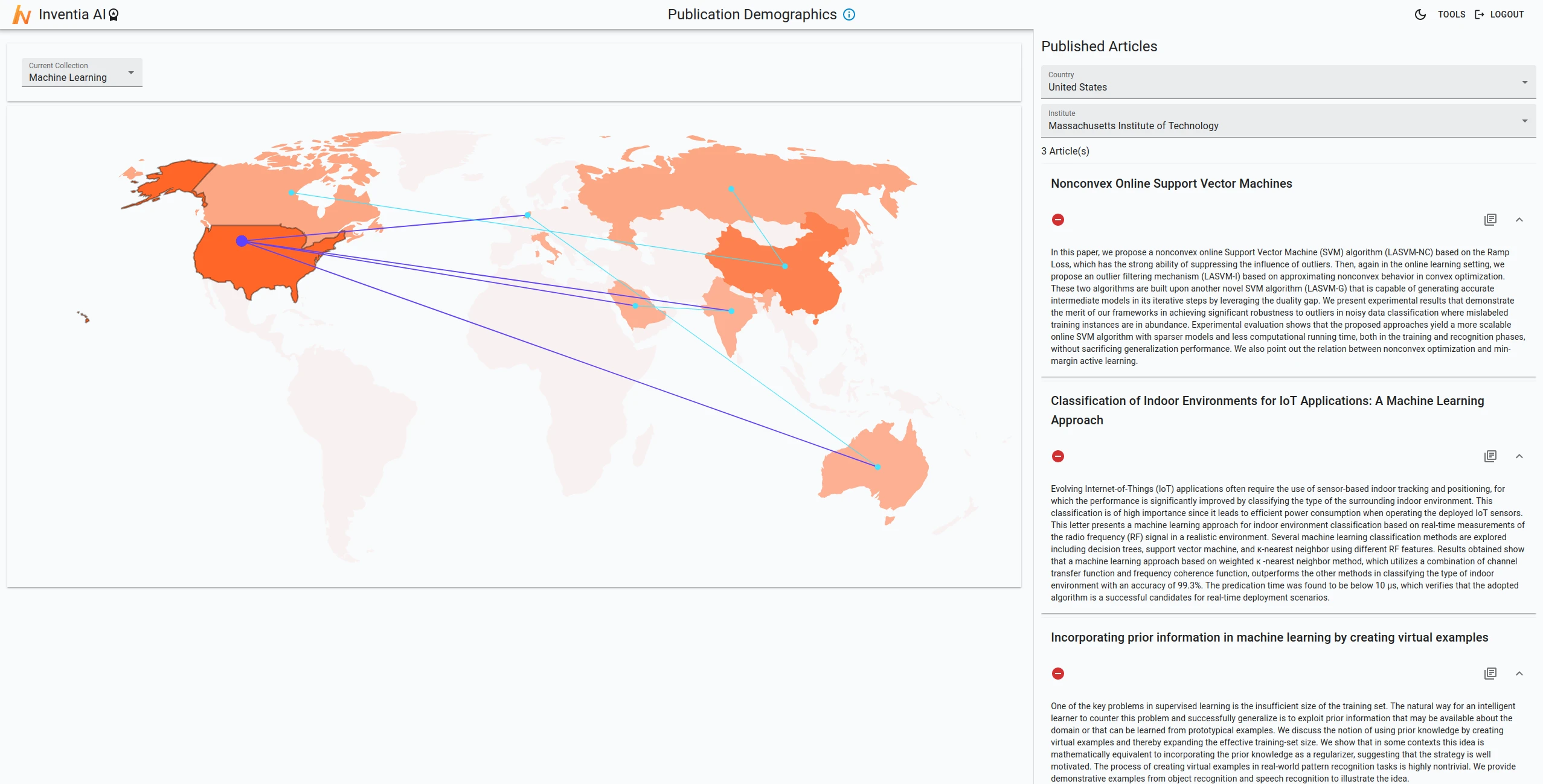 Inventia AI screenshot